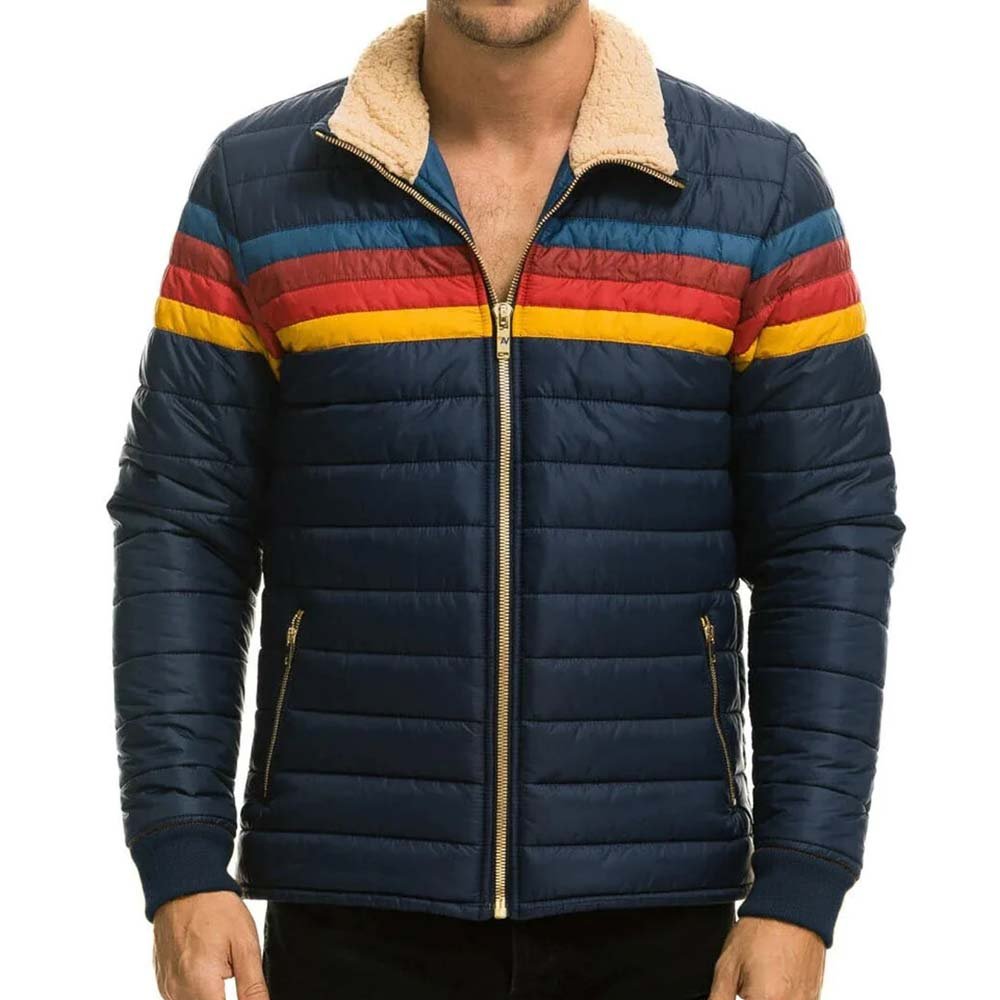 Five Stripe Puffer Jacket