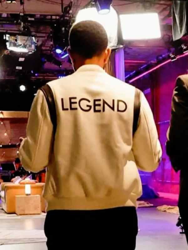 The Voice S29 John Legend White Varsity Jacket