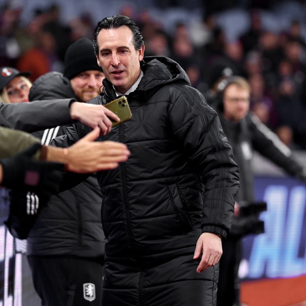 Unai Emery Black Puffer Hooded Jacket