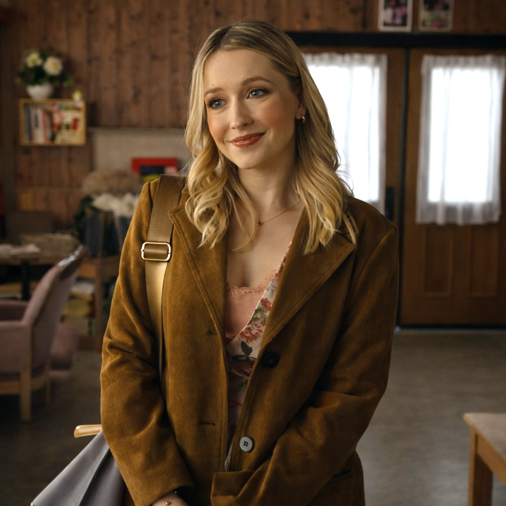 A Season to Blossom Emily Tennant Suede Coat